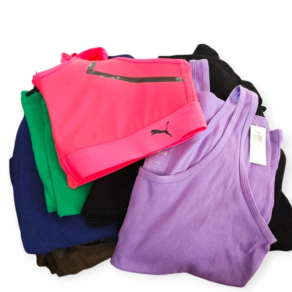 Women's Clothing Lot Athleta H&M Puma Old Navy Resellers Lot Size L XL XXL - Picture 1 of 15